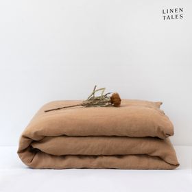 100% Pure European Linen Duvet Cover – Lightweight Luxury, Cosy Sophistication – Camel