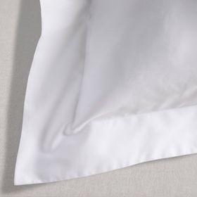 270TC Organic Cotton Oxford Pillowcase – Classic Softness with Tailored Finish - Sea Salt