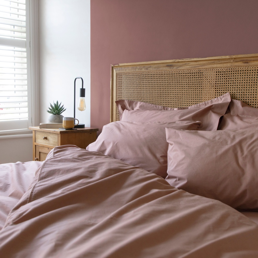 300TC Organic Sateen Oxford Pillowcase – Smooth Cotton with Tailored Detail – Dune Shadow