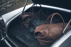 Hutton Medium Leather Holdall, Keswick Leather Holdall, Brown and Keswick Leather Holdall, Black