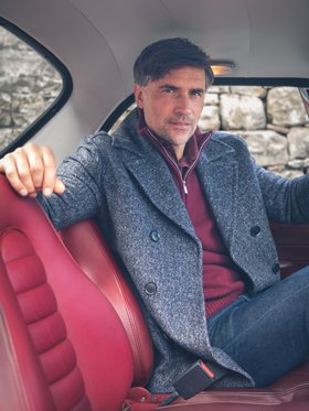 Ulverston Pea Coat, Charcoal