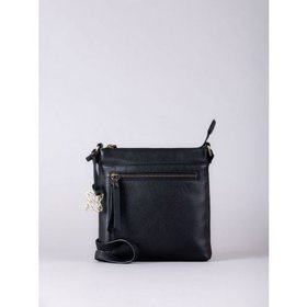 Beetham Small Leather Cross Body Bag in Black