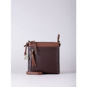 Beetham Small Leather Cross Body Bag in Brown