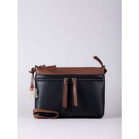 Beetham Leather Cross Body Bag in Black
