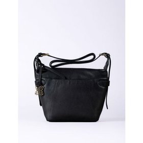 Newby Leather Cross Body Bag in Black