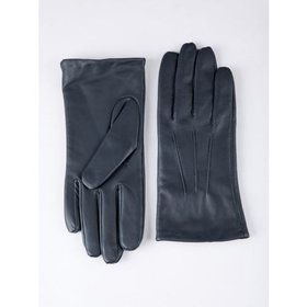 Becky II Classic Leather Gloves in Navy - Small
