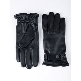 Martin II Men's Leather Gloves in Black - X Large