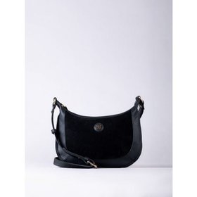 Borrowdale Leather Cross Body Bag in Black