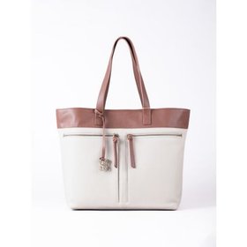 Beetham Leather Tote Bag in Off White