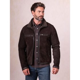 Buccaneer Men's Sheepskin Jacket in Brown