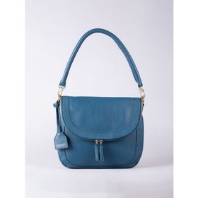 Tarraby Leather Shoulder Bag in Legion Blue