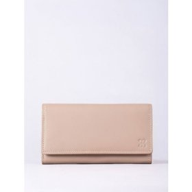 Large Leather Purse in Camel