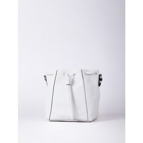 Crosby Leather Bucket Bag in Ivory