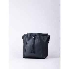 Crosby Leather Bucket Bag in Black