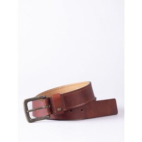 Eskin Men's Leather Belt in Dark Tan - X Small