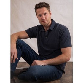 Newlands Polo Shirt in Navy - Small