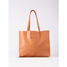 Tarn Leather Bucket Bag in Apricot