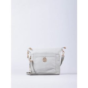 Cartmel Leather Cross Body Bag in White
