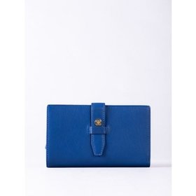 Icon Stud Large Leather Tab Purse in Blue