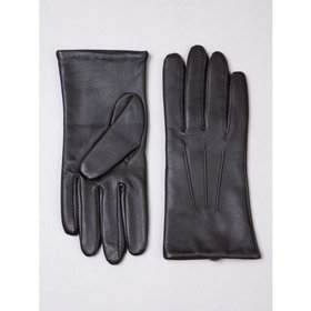 Becky II Leather Gloves in Chocolate Brown - Small