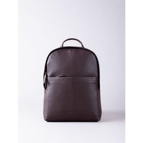 Crummock Leather Backpack in Dark Brown