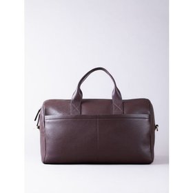 Crummock Leather Holdall in Dark Brown