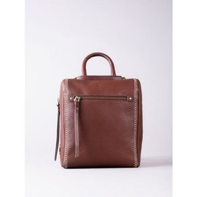 Castlerigg Leather Backpack in Dark Tan