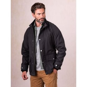 Coniston Wax Field Jacket in Black - Small
