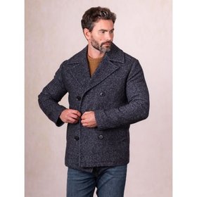 Ulverston Pea Coat in Charcoal - Small