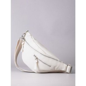 Tarn Leather Sling Bag in Off-White
