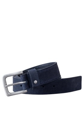 Eskin Suede Belt in Navy