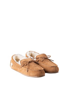 Men's Sheepskin Moccasins in Tan
