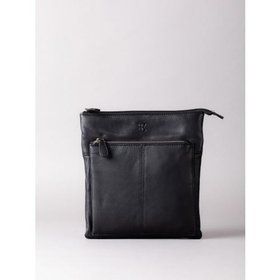 Enderby Leather Cross Body Bag in Black