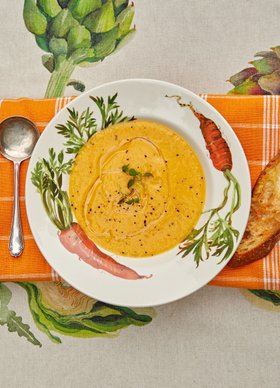 Carrots Soup Plate - Set of 4