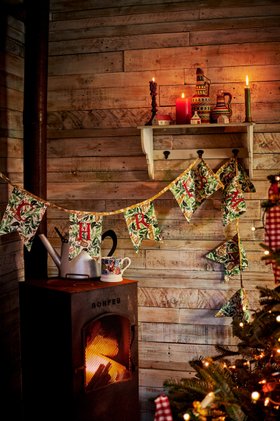 Bring In The Green Fabric Bunting