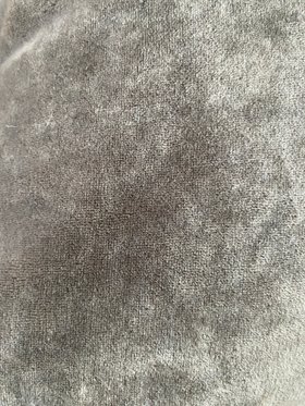 Grey luxury velvet cushion