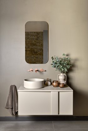 C.P. Hart - Ribon Vanity Collection By Buto - Wall Mounted Vanity in Vision Matt