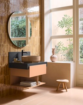 C.P. Hart - Balcoon Single Wall-mounted Vanity designed by Patricia Urquiola for Duravit