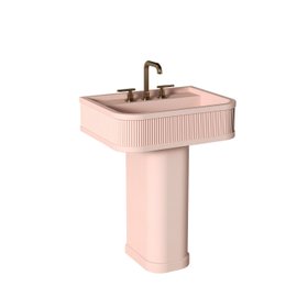 C.P. Hart - Monroe Pedestal Basin in Blush by Kast