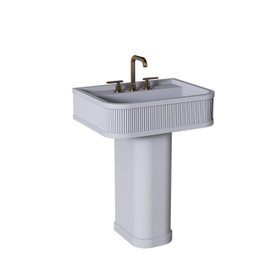 C.P. Hart - Monroe Pedestal Basin in Heather by Kast