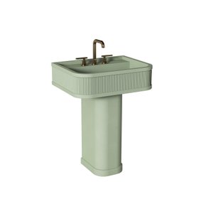 C.P. Hart - Monroe Pedestal Basin in Sage by Kast