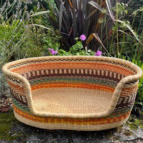 Woven Dog Basket Medium
