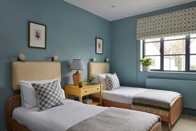 Lucy Van Der Gucht Interior Designer twin room