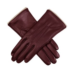 Women’s Heritage Touchscreen Handsewn Three-Point Wool-Lined Leather Gloves