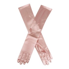 Women's Long Above-Elbow Satin Gloves