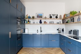 The London Kitchen Company - bespoke blue kitchen