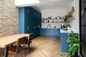The London Kitchen Company - bespoke blue kitchen