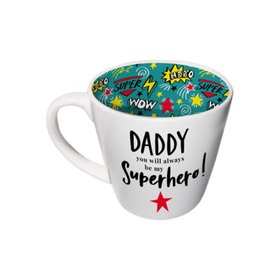Daddy Superhero Inside Out Mug