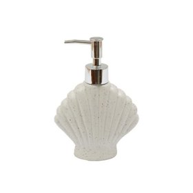 Cream Shell Soap Dispenser