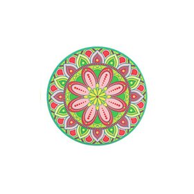 Tuscany Green & Pink Coaster